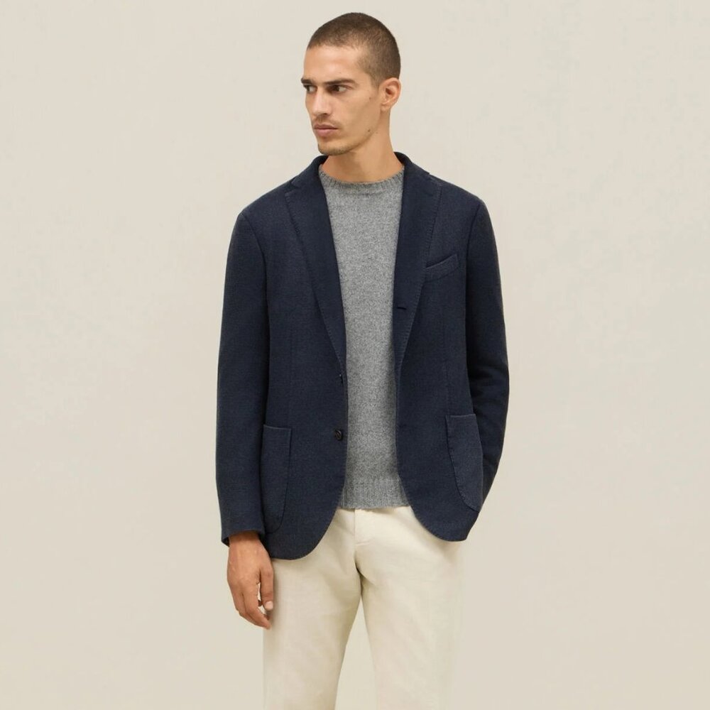 BOGLIOLI~ Men’s Garment Dyed Cashmere K Jacket in IT50 / US 40